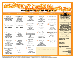 Manchester Elementary K-5 - Manchester Local Schools