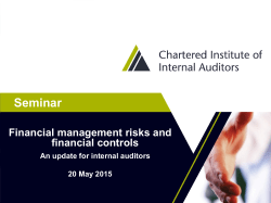 Financial - Chartered Institute of Internal Auditors