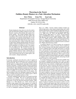 Throwing in the Towel: Faithless Bounty Hunters as a