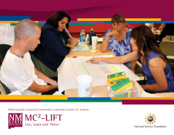 MC2-LIFT - New Mexico State University