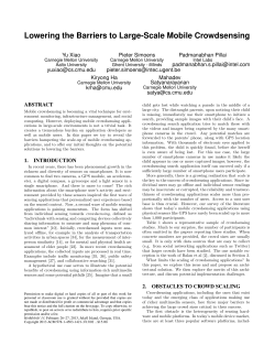 Lowering the Barriers to Large