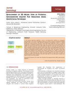 Template for for the Jurnal Teknologi