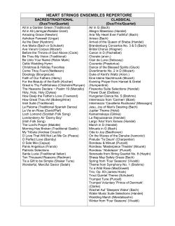 heart strings ensembles repertoire