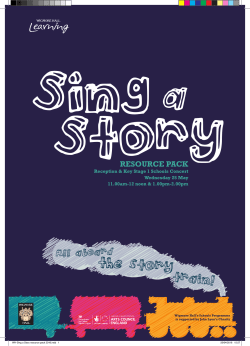 Sing a Story - Wigmore Hall