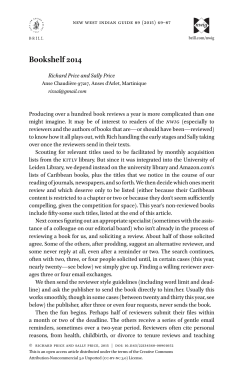 Bookshelf 2014 - Brill Online Books and Journals