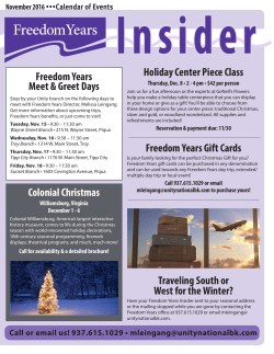 Freedom Years - Unity National Bank