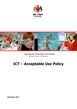 ICT Acceptable Use Policy