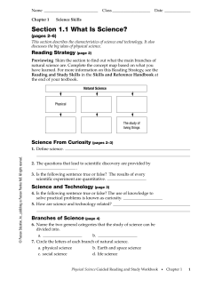 Branches of Science