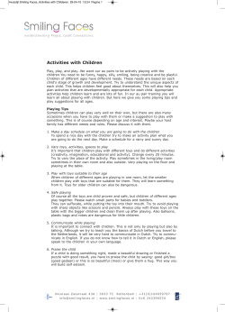 Activities with Children