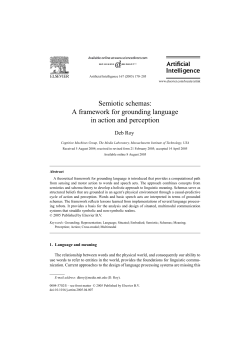 Semiotic schemas - UT Computer Science