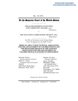 NAACP Amicus Brief - 13-1371