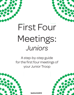 First Four Meetings