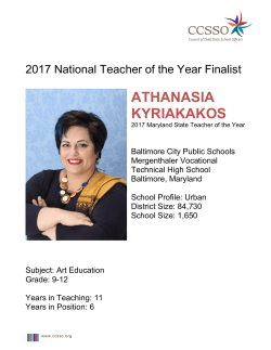 athanasia kyriakakos - Council of Chief State School Officers