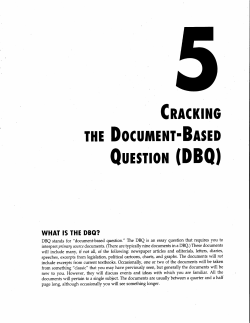 cracking_the_dbq - Millington Municipal Schools