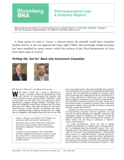 Putting the `but for` Back into Concurrent