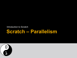 Parallelism and Events