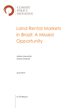 Land Rental Markets in Brazil: A Missed