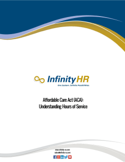 Affordable Care Act (ACA): Understanding Hours of Service
