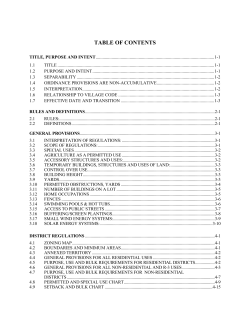 table of contents - Teska Associates, Inc.