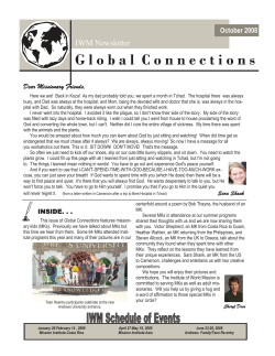 October 2008 - Institute of World Mission