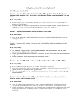 Biology Curriculum