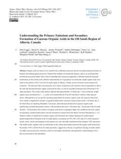 Understanding the Primary Emissions and Secondary Formation of