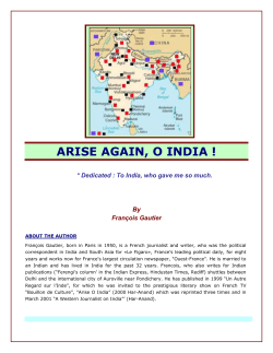 arise again, o india - Sanskrit Documents Collection