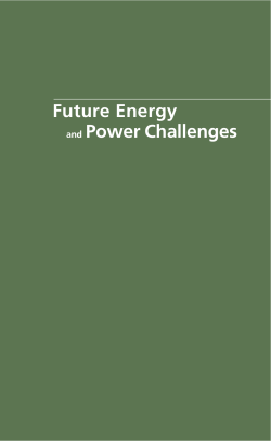 Future Energy and Power Challenges