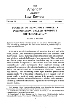A Phenomenon Called `Product Differentiation`