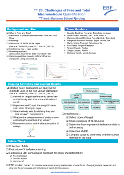 free and total macromolecule
