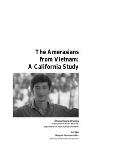 The Amerasians from Vietnam: A California Study
