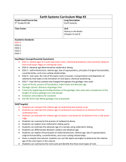 Earth Systems Curriculum Map #3