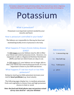 Potassium - Hawaii Foods