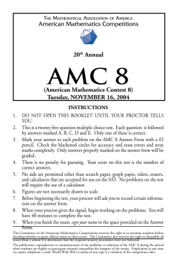 2004 AMC 8 - Hub &ndash; Washington Student Math Association