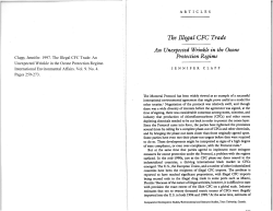 The Illegal CFC Trade - Global Food Politics Group