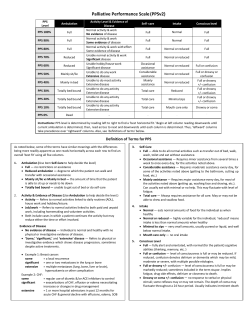 Palliative Performance Scale (PPSv2)