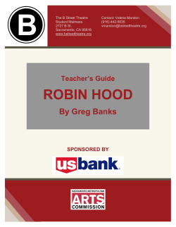ROBIN HOOD - B Street Theatre