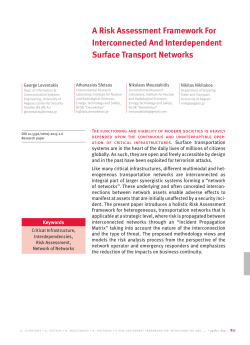 A Risk Assessment Framework For Interconnected And