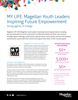 MY LIFE: Magellan Youth Leaders Inspiring Future Empowerment