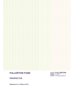 fullerton fund - Zurich Insurance (Singapore)