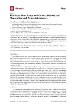 The Broad Host Range and Genetic Diversity of Mammalian and