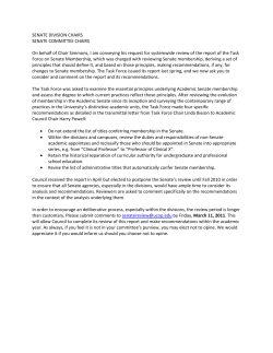 2010 Task Force on Senate Membership