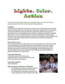 Catch some cool colors. Make a rainbow out of white light. Split your