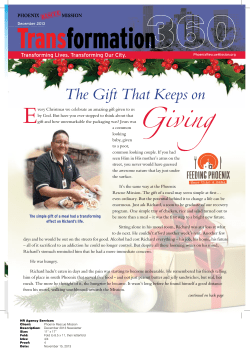 Giving - Phoenix Rescue Mission