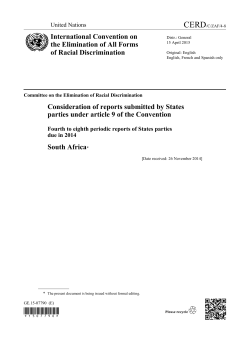 International Convention on the Elimination of Racial Discrimination