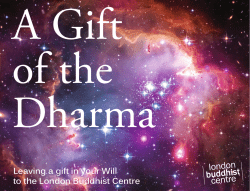 legacy - London Buddhist Centre