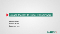 Unlock the Key to Repel Ransomware