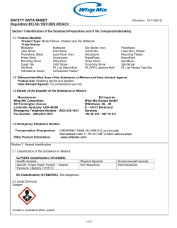 safety data sheet