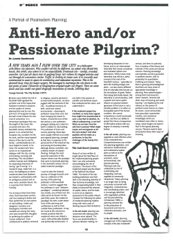 Anti- eoa ilgrim? - Canadian Institute of Planners