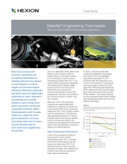 HEXION_CS_ Bakelite -water pump housing_MSC